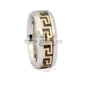 Trendy Titanium Steel Ring for Men,custom Titanium Silver Jewelry thumbnail-2