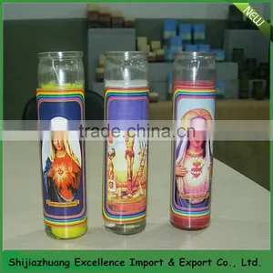 Wholesale Manufacture Unscented White Votive Glass Candle thumbnail-1