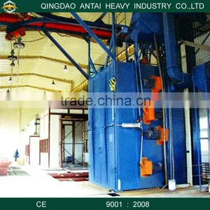 Hanger Type Industrial Air Blast/hook Type Shot Machine thumbnail-1