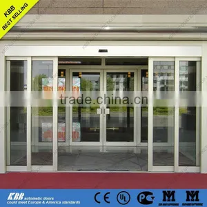 CE Certificate Automatic Telescopic Tempered Glass Sliding Door thumbnail-3
