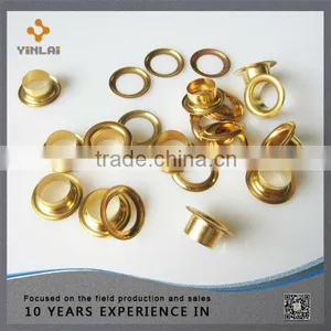 10mm Gold Curtain Eyelet Made in China thumbnail-1