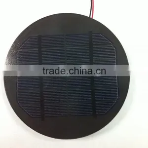 1.2W 6V BLACK SOLAR PANEL MONO SOLAR PANEL GLASS SOLA R PANEL thumbnail-1