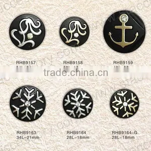 Fashion Diamond Round Rhinestone Button thumbnail-1