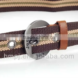 High Quality 100% Cotton Canvas Military Belt With Multicolor for Wholesale thumbnail-5