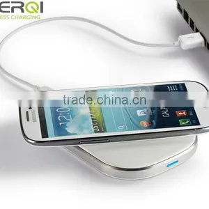 Qi Standard 3 Coils Wireless qi Charger Pad Wireless Charging for Samsung S6 Edge thumbnail-1