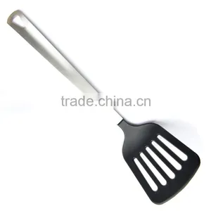 Food Grade Nylon Nested Utensils Turner in Steel Handle thumbnail-1