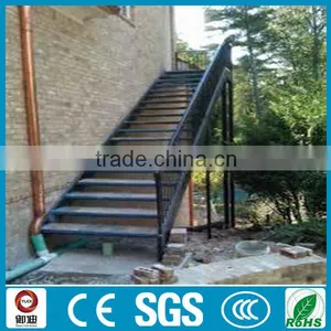 Exterior Wrought Iron Stair Balustrade thumbnail-3