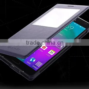 Bulky Buy From China Smart Front Window Leather Case Flip Phone Case For Samsung A7/A8 thumbnail-1