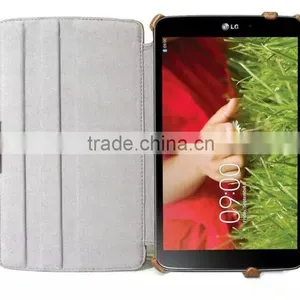 New Product in China For LG G Tabled 8.3 V500 Folio Design Leather Case With Stand thumbnail-2