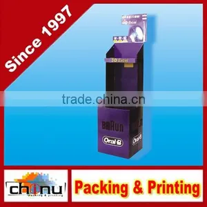 3D Excel Electric Toothbrush Paper Corrugated Board Pallet Display (320021) thumbnail-1