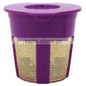 Top Quality Gold Refillable Keurig Coffee Filter, Golden Coffee Filter Stainless Steel, Golden Stainless Steel Coffee Mug thumbnail-2