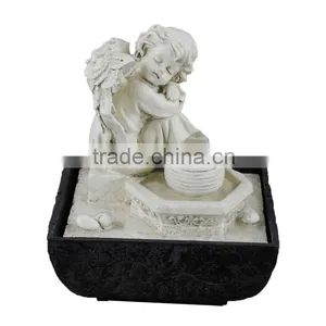Small Size Resin Decorative Angel Water Fountains for Indoor Quality Choice thumbnail-4
