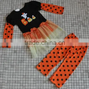 Trendy Western Baby Turkey Thanksgiivng Boutique With Polka Dots thumbnail-5