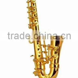 Gold and Copper Material Maked Gild Mini Soprano Saxophone thumbnail-4