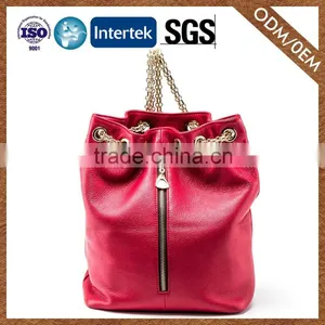 Factory Direct Sales 100% Cowhide Women Genuine Leather Backpack Casual thumbnail-1