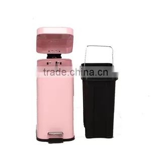 5L STAINLESS STEEL TRASH BIN thumbnail-6
