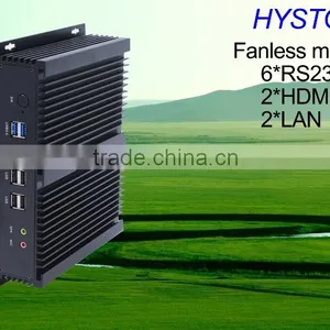 Intel i7 4500u 4510u Barebone Used Fanless Industrial Mini pc 6RS232 Dual Nic Dual Hdmi Windows10 Supplier's Choice thumbnail-1
