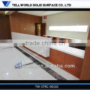 Long Straight Front Desk/high Quality Reception Desk/simple Style Front Desk thumbnail-2