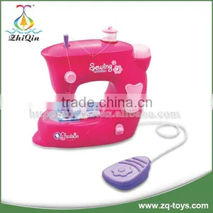 Beauty Colors Girl Mini Electric Sewing Machine Toy With Light and Music thumbnail-1