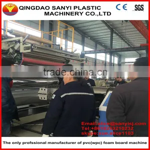 PVC Marble Sheet Line/PVC Artifical Marble Stone Sheet Machine thumbnail-3