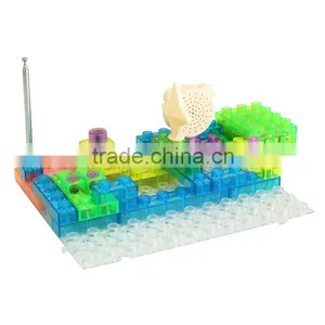 44PCS 120 Projects Kids Plastic Electronic Building Blocks thumbnail-6