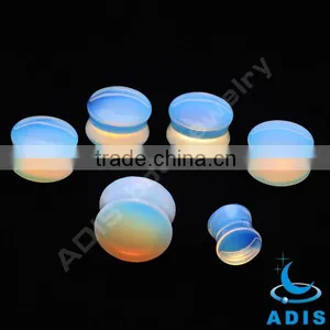 Charming Transparent Wholesale Natural Stone Piercings Plug thumbnail-3
