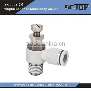 Pneumatic Plastic Control Valve Speed Controller(flow Speed Regulators) SC Series thumbnail-2