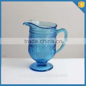 Sunflower Glass Beer Jug Fruit Infusion Glass Pitcher thumbnail-3