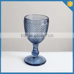 350ml Stemware Pineapple Pattern Coloured Drinking Glass Wine Cup thumbnail-3