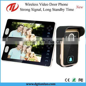 7 Inch Color 2.4GHz Wireless Video Door Phone Along With Door Lock Release thumbnail-1