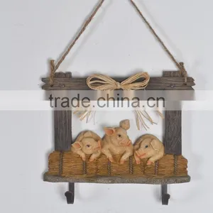 Farm Three Pigs Photo Frame Polyresin Home Decor thumbnail-4