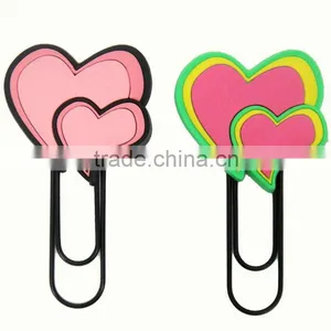 Beautiful and Special Non-phthalates and Lead Free Soft Pvc Paper Clip thumbnail-4