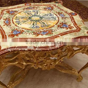 Inlays Mosiac Marble and Onyx Table thumbnail-1