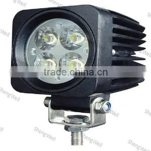 12W 9-32v IP67 Epistar Led Work Light ShengWell Auto Factory Flood /Spot Beam Car Led Work Light Offroad 12w Led Work Light thumbnail-1