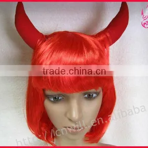 Wholesale Red Synthetic Hair Wig For Party Wig thumbnail-1