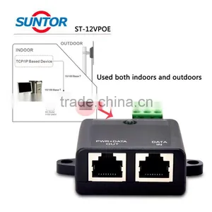 Factory Price 10/100M 2 Port 802.3af DC12-18v Output POE Injector thumbnail-4