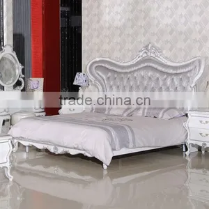 After Neoclassical European Style Antique Bedroom Furniture Sets Bed Bedside Table Wardrobe Dressing Table Chair Commode thumbnail-1
