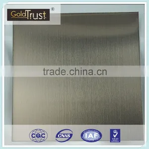 Hot Selling 304 Hairline Ti-Nickel Silver Finish Stainless Steel Plate for Decoration thumbnail-1