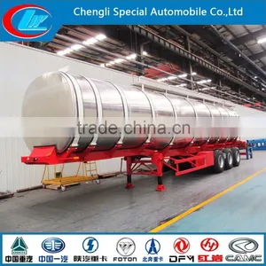 Stainless Steel Tank Trailer, 50000 Liters Stainless Steel Tank Truck Trailer, Stainless Steel Fuel Tank Semi Trailer thumbnail-1