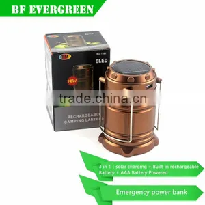 New Solar Camping Lantern Lamp,6 LED Solar Outdoor Lighting thumbnail-4