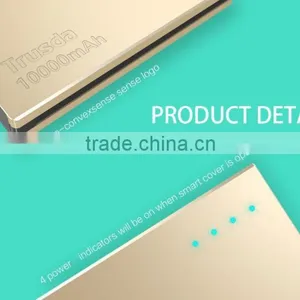 Trusda Portable High Capacity 10000mAh Power Bank Built in USB Cables Li-Polymer Battery Charger for Samsung Galaxy s6 thumbnail-5