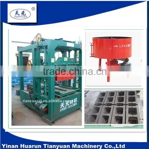 QTJ4-26D Cement Brick Raw Material and Yes Automatic Brick Maker Machine thumbnail-1