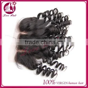 Cheap Virgin Hair Bundles With 3 Part Silk Base Lace Closure thumbnail-3
