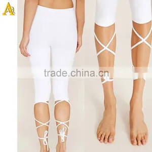 Ladie's Fitness Nylon Spandex Yoga Pants Fit for Gym and Sports thumbnail-4