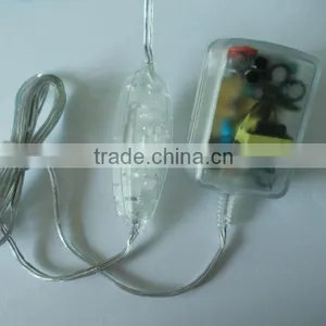 2015 HOT! AC DC 9V 350mA Transparent Adapter Power Supply Certified With a Switch thumbnail-1