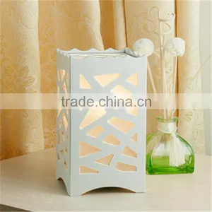 Cut Out Wood Led Night Light , Carved Wooden Cordless Led Table Lamps thumbnail-2