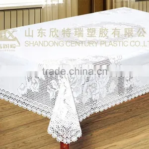CROCHET VINYL TABLE CLOTH - ZT-309 150X225CM thumbnail-1