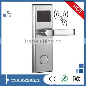 Free Software Stainless Steel RFID Smart Hotel Lock thumbnail-2