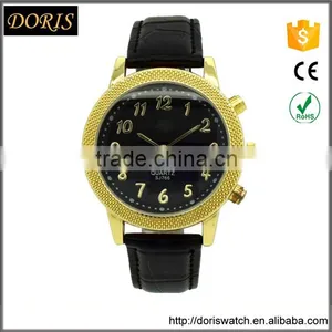 Newest PU Leather Band Japan Movt Lady Wrist Watch thumbnail-1
