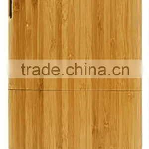 OEM Carbonized Bamboo Wood Case Protective Case for IPad Air Two Parts With Bamboo/alumium Buckle thumbnail-1